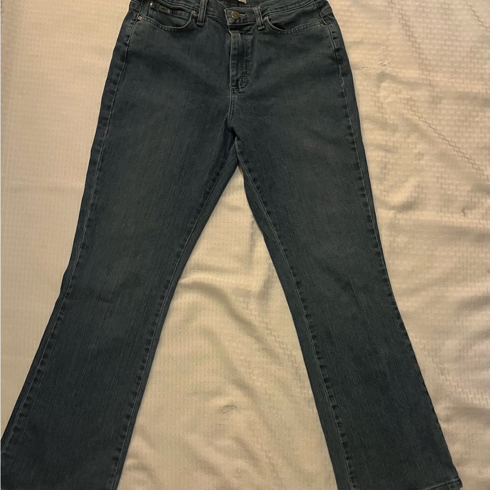 Lee Women's blue relaxed bootcut Leg Jeans